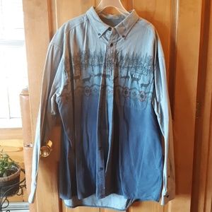 Button down shirt. (XL TALL)